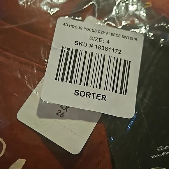 Torrid HOCUS POCUS sweatshirt size 4 - Picture 3 of 3